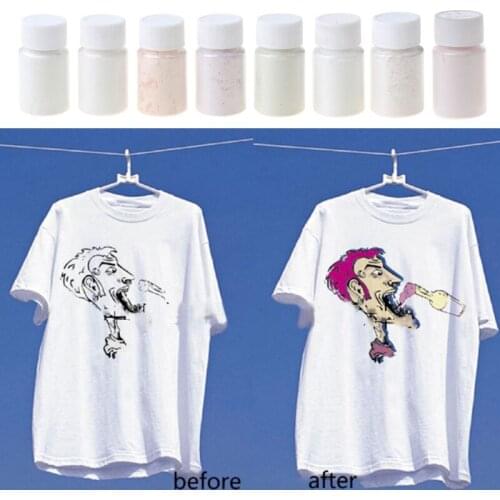 8 Color Sunlight Reactive Pigment Kit UV Color Change Pigment Powder Exposed to Sunlight or UV Light Colorant Art Crafts X4YA