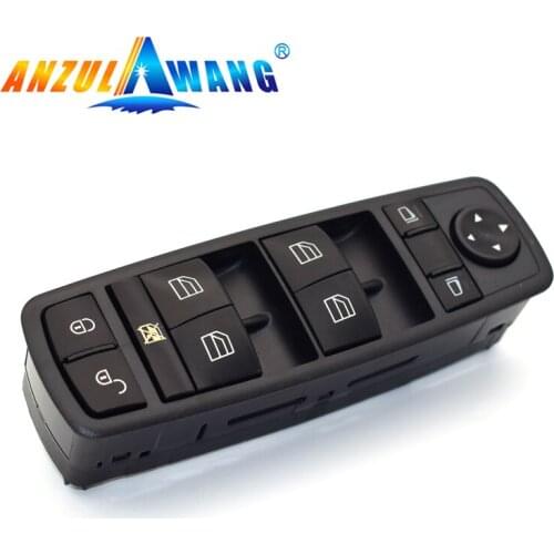 ANZULWANG A1698206610 Electric Power Window Master Switch For Mercedes Benz B-Class W245 A-Class W169 2005 - 2009
