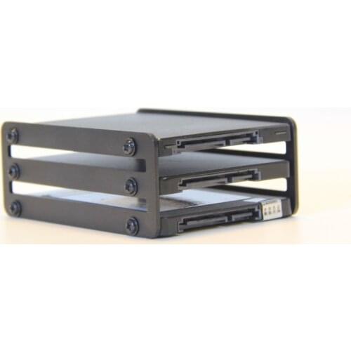 2.5 inch hard disk bracket SSD hard disk holder hard disk box aluminum alloy with screws for Case hard disk fixation