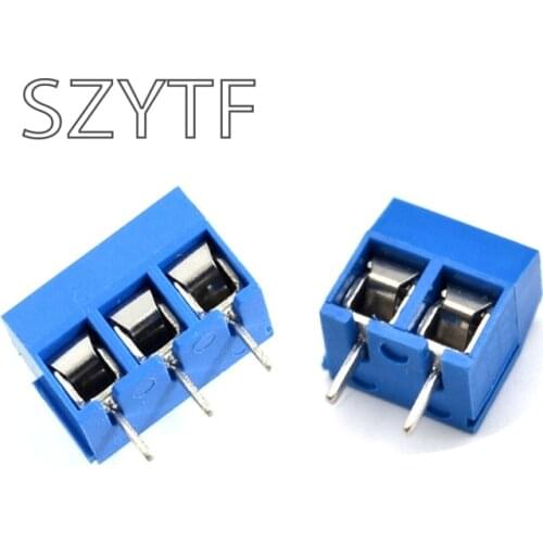 KF301 2P 3P circuit board welding terminal PCB terminal spacing 5.0mm 100PCS