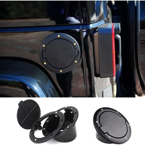 NIC-LIGHT Tank Covers for Jeep Wrangler JK 2007-2017 Car Oil Fuel Tank Cap for Jeep Wrangler JK Car Accessories