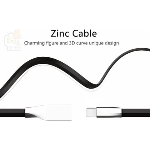 3d Zinc Alloy Metal USB Cable For iPhone X 8 7 6 5 Fast Charging Cable For typeC TYPE-C USB C micro usb Data Cables 1m 450 pcs