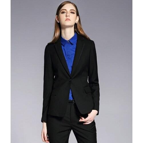 2015 Formal Office Uniform Custom Designs Women Pant Suits Elegant Pantsuits Lady OL Business Suits