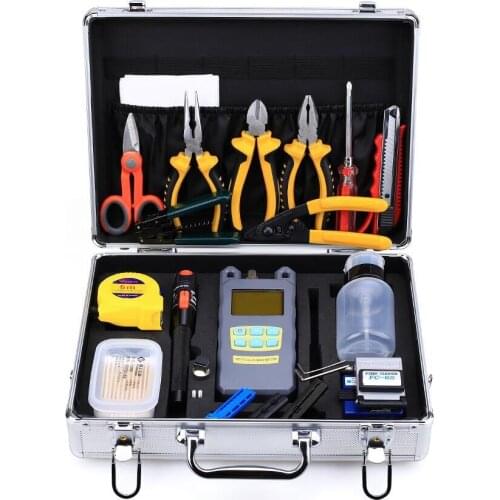 FTTH fiber fusion splicing toolkit,network equipment tool box