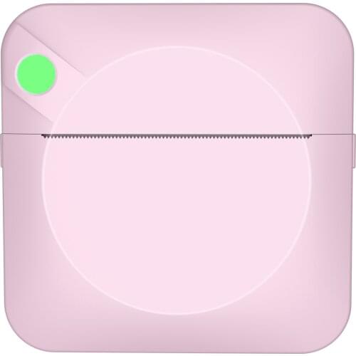 Portable Mini Thermal Printer Wirelessly BT 200dpi Photo Label Memo Wrong Question Printing with 1 Roll Paper