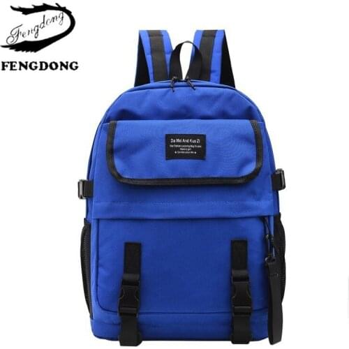Fashion Nylon Backpack Trendy Cool Student School Bag Simple Large Capacity College Students Book Bags 2021