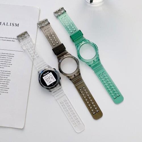 Transparent watch Band Silicone Strap For Huawei Watch GT2 GT 2 46mm