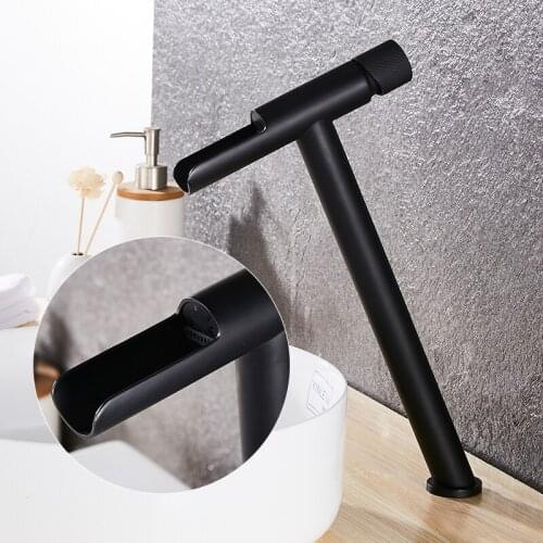 Basin Faucet Bathroom Sink Tap Brass Rose Gold New single lever bathroom Water mixer crane Hot and Cold