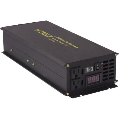 Solar Inverter 12V 220V 2500W Pure Sine Wave Power Inverter Generator DC to AC Converter Battery 24V 48V 110V to 120V 230V 240V