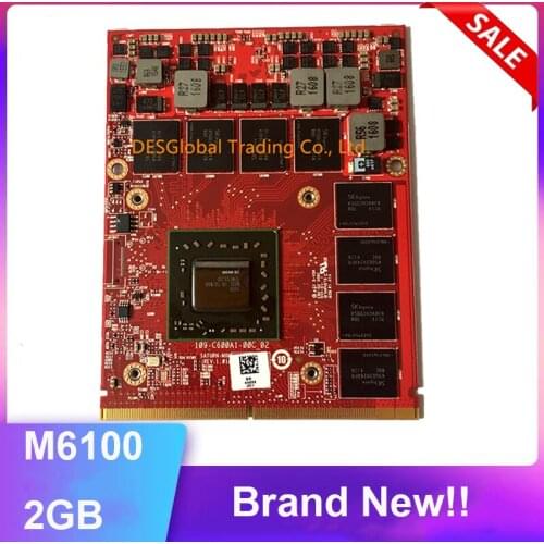Brand New M6100 GDDR5 2GB 216-0843006 Video Graphics Card With X-Bracket For Dell Precision M6600 M6700 M6800 Fast Shipping