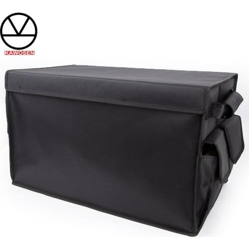 KAWOSEN Heavy Duty 1680D Oxford Stowing Tidying Interior Holder Car Foldable Trunk Organizer Storage Bag 50 KG load Rear HDTO01