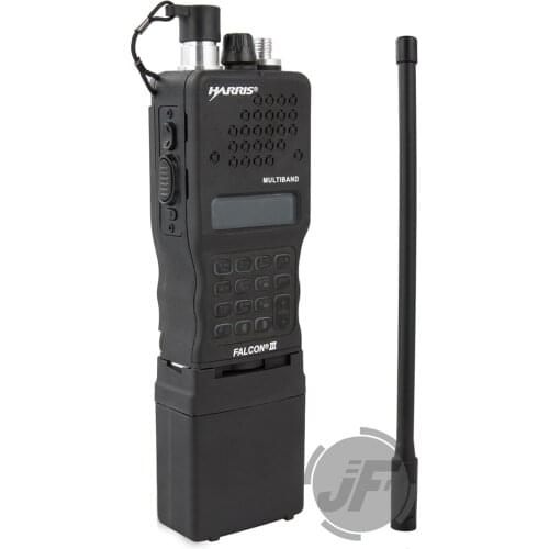 Tactical AN/ PRC-152 Falcon III MBITR Amtenna Package Dummy Radio Case Communication Model