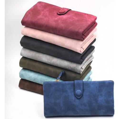 2018 Top Women Purses PU Leather Female Wallet Perse Card Holder Coin Money Bag Soft Ladies Wallet