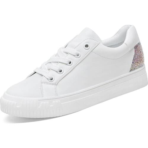 Round Toe Flat Low-Top Shoes, Lace-Up Solid Color Shoes, WomenS Platform WomenS Shoes