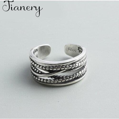 Punk Vintage Layer Chains Rings For Women Boho Female Charms Jewelry Men Antique Knuckle Ring Fashion Party Gift