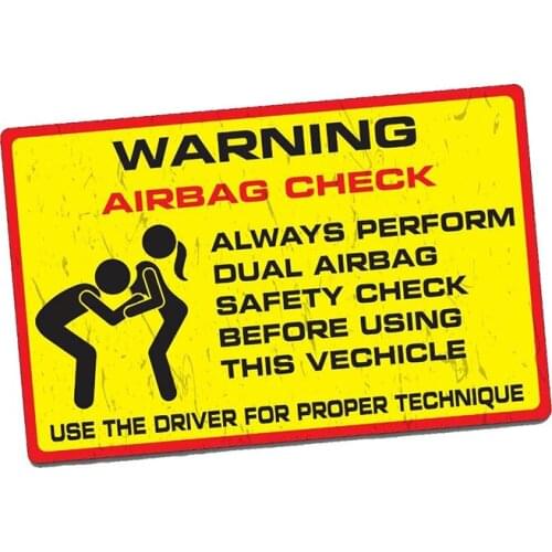 13cm X 9cm Creative Car Sticker BOOBS CHECK Accessories Car Styling Cover Scratches Waterproof PVC