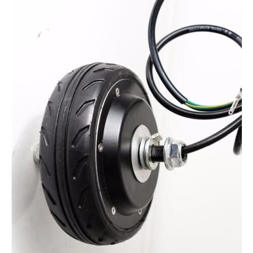 5 inch wheel hub motor 24v-36v 200w 350w ultra-light carbon fiber light car