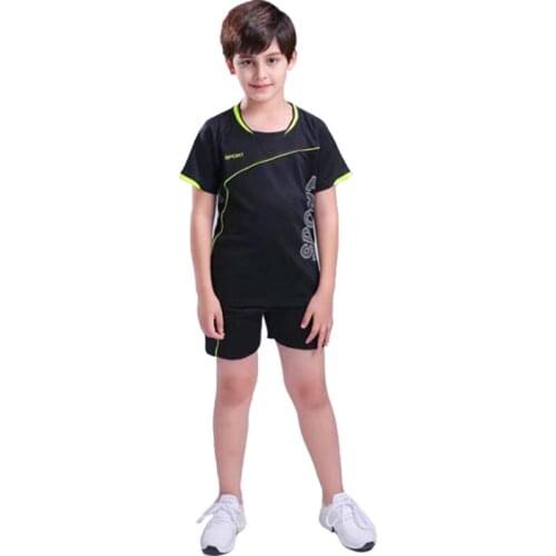 Children Football Jerseys sets boys girls Short Sleeve youth Kids Summer training suits Uniforms Quick-dry Soccer Jerseys suit
