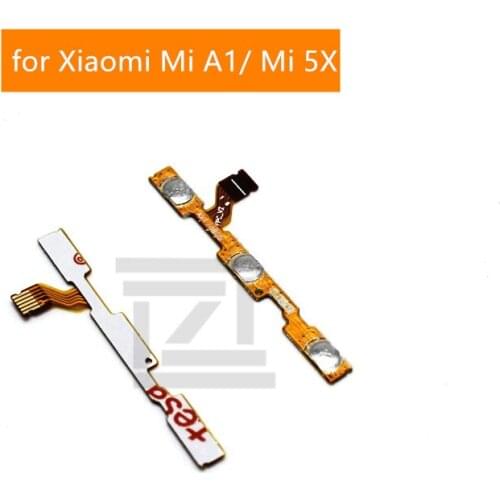 For Xiaomi Mi A1 Mi 5X Power Volume Flex Cable Power On Off Volume Switch Side Key Button Flex Cable Repair Spare Parts