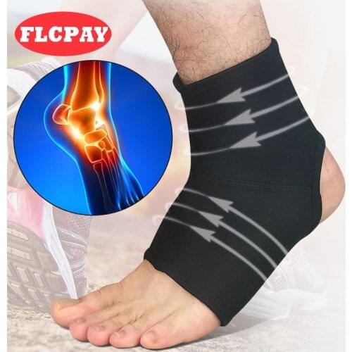 New 1PCS Breathable Adjustable Sports Elastic Ankle Support Sports Safety Gym Badminton Football Basketball Ankle Brace Support