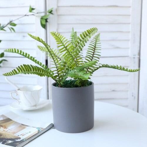 2Pcs/lot Artificial Plants Green Grass Plastic Leaves Fake Plant DIY Wedding Christmas Party Home Table Decoration Accessories