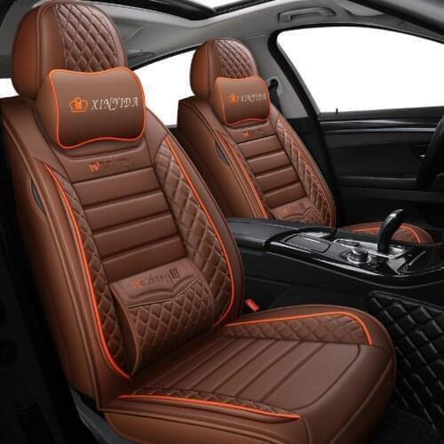 Leather Car seat covers For kia ceed sportage jd sorento rio soul optima picanto seltos x line stinger carens accessories