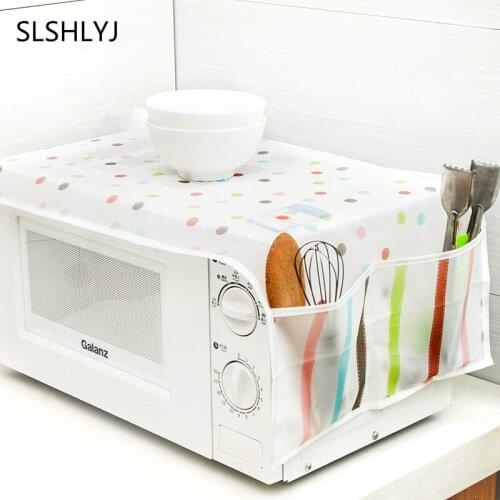 Microwave Oven Covers Kitchen Gadgets Home Storage rganization Bag Waterproof Easy To Clean Wholesale Bulk Accessories Supplies