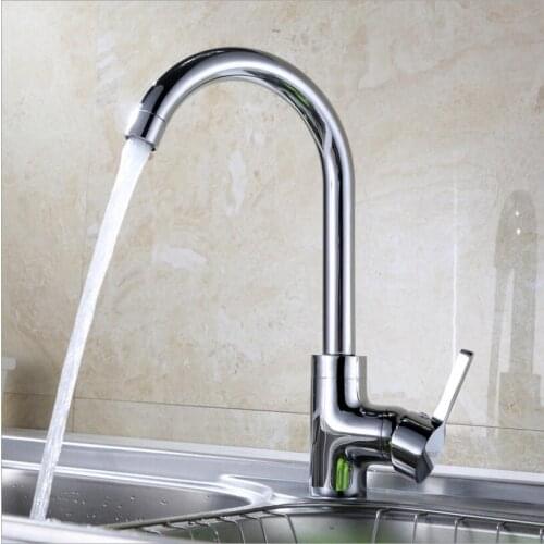 KitchenVidric Faucet basin faucet hot and cold mixer tap 360 degree rotating water tank faucet single handle a faucet