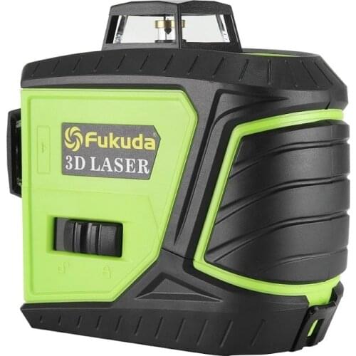 Fukuda 12 lines laser level green beam 3D laser level Vertical Horizontal Self-leveling Cross Line laser nivel level