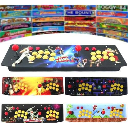 RAC-T300 Two Players Retro Arcade Game Console Artwork Panel Metal Case 64G