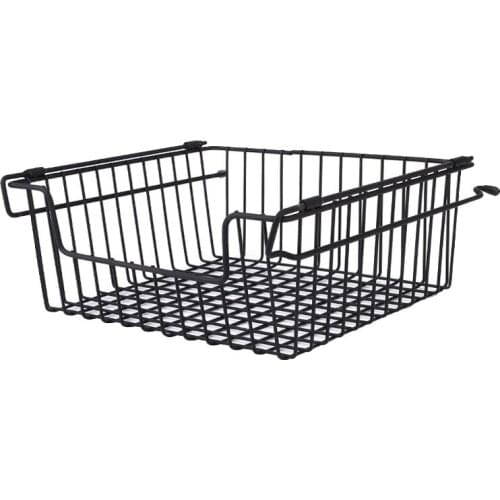 HOT-Multifunctional Wire Storage Baskets Hanging Large Wrought Iron Cabinets House Organizing Utensils Fruit Wire Basket