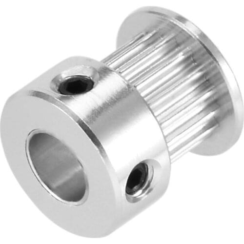 3D Printer Aluminum GT2 16 Teeth 5mm/6mm Bore Synchronous Wheel Idler Pulley for 6mm Timing Belt