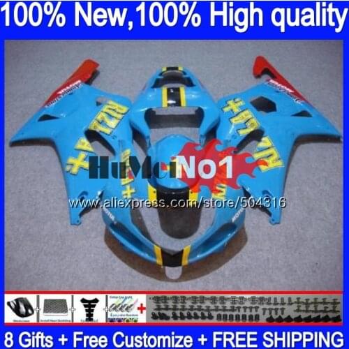 Body For SUZUKI GSXR 1000 GSX-R1000 GSXR1000 1000CC RIZLA blue 19MC.51 GSXR-1000 K2 GSX R1000 2000 2001 2002 00 01 02 Fairing