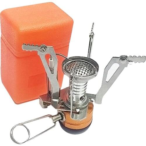 Portable Gas Cooker Outdoor Camping Aluminum Alloy Stove Ultralight Picnic Cooking Stove