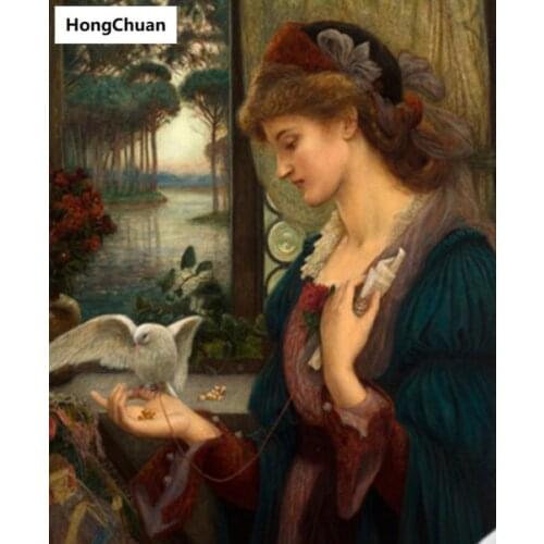 Retro woman, diamond painting cross embroidery, 5D square/round diamond painting, diamond mosaic, home decoration, new year gift