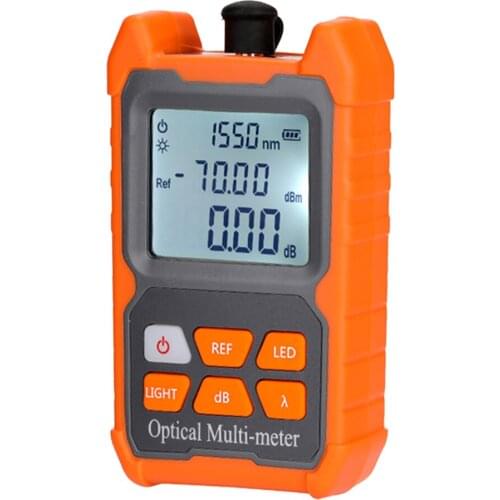 Fiber Optic FTTH Tool Kit Optical Power Meter Fiber Cleaver Wire Stripper Optical Fiber Cold Connection Tools Set Storage Bag