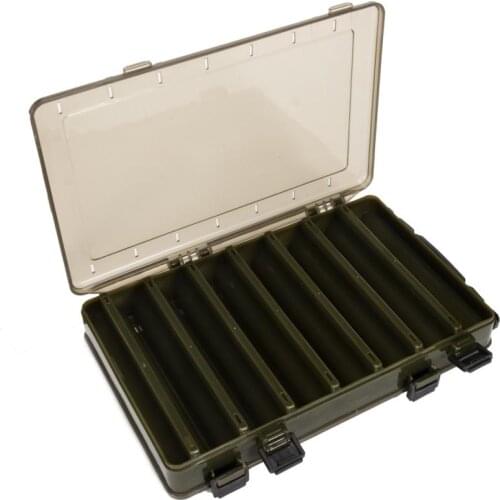 High Quality Fishing Box For Baits Double Sided Plastic Lure Boxes Fly Fishing Tackle Storage Box Supplies Accessories Tool