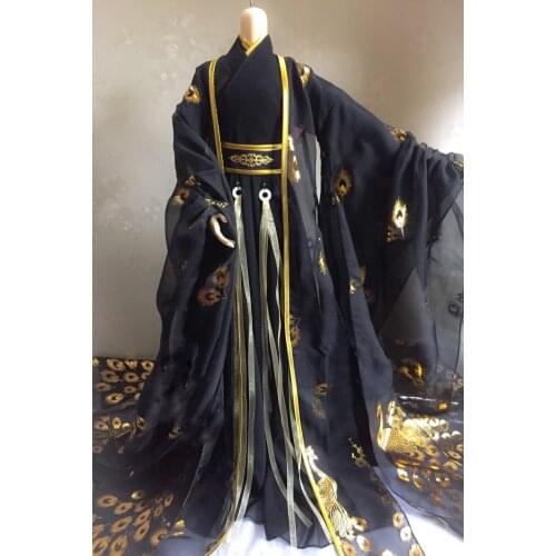 1/4 1/3 Scale BJD Clothes Accessories Ancient Costume Chinese Hanfu Samurai Dress For BJD/SD MSD SSDF 80cm Strong Uncle A0805