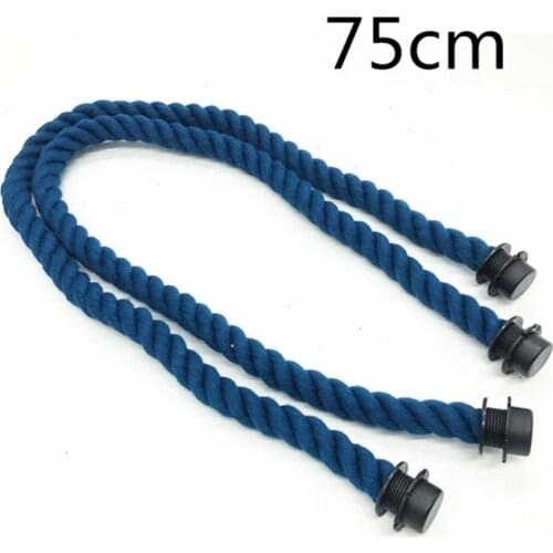 1 pair 65 70 cm PU leather blue flower handle for your obag replaceement for justo women bag adjustable handle