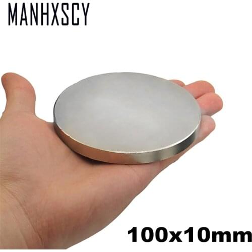 1pcs Neodymium N35 Dia 100mm X 10mm Strong Magnets Tiny Disc NdFeB Rare Earth For Crafts Models Fridge Sticking magnet 100x10mm