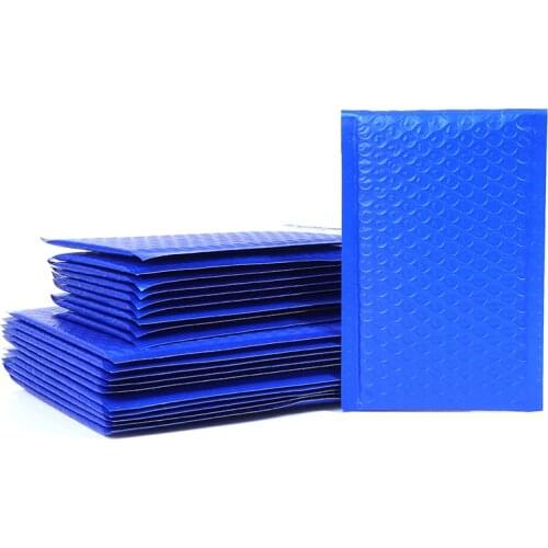 10pcs Small Poly Bubble Mailer Blue Self Seal Padded Envelopes Mailing Bags