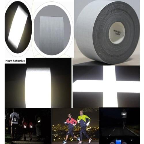 100cm-140cm High visibility high ligh reflective T/C fabric warning safety fabric reflective tape Garment accessories