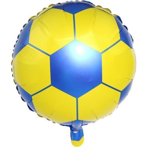 18 Inch Football Aluminium Foil Balloon World Cup Bar Party Aluminium Foil Balloon Spot Wholesale