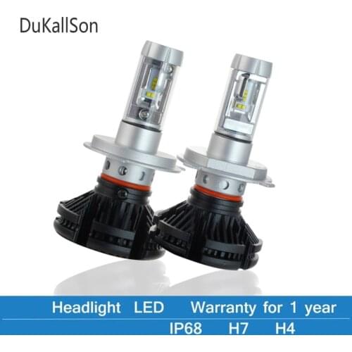 2pcs Led Car Headlight 50W 12000LM H4 H7 LED Car Headlight 6500K Chip H1 H11 H27 9005 HB3 9006 HB4 9007 LED Fog Lamp Auto