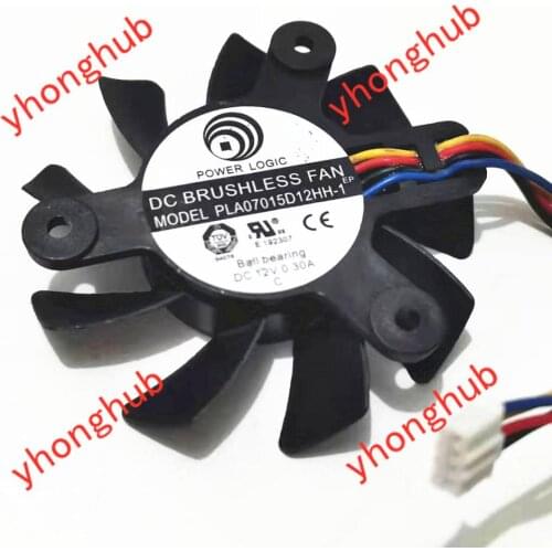A-POWER PLA07015D12HH-1 DC 12V 0.30A 4-wire Server Cooling Fan