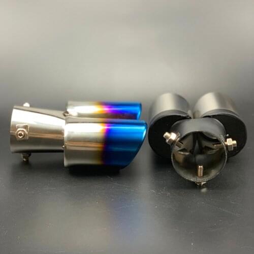 Car styling Exhaust Pipe tube Case For Kia SORENTO Stinger Niro Carnival Ray Venga ProCeed Stonic SP Telluride