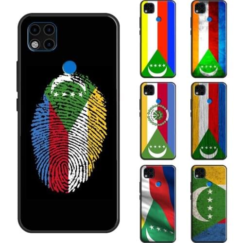 Comoros Flag Case For Redmi Note 10 Pro 9S 8T Note 8 Pro Note 9 Pro Cover For Redmi 9T 9 9C 9A Shell