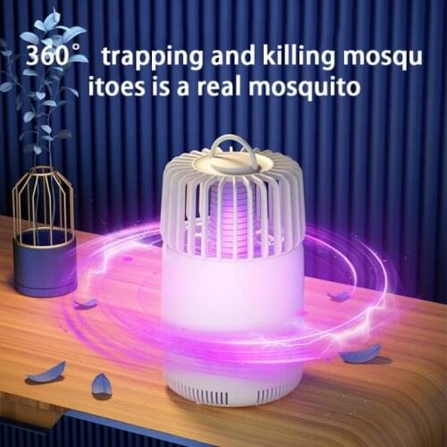 Electric USB Outdoor Mosquito Killer Lamp LED UV Bug Zapper Photocatalyst Anti Mosquito Trap Charging Camping Mosquito Lights
