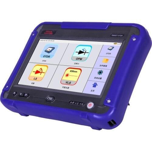 Smart OTDR 1310/1550nm 35/33 dB with VFL/OPM 7 Inch Touch Screen Optical Time Domain Reflectometer