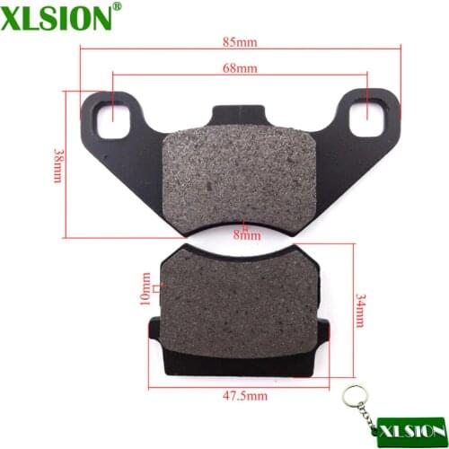 XLSION Rear Brake Pads Shoes For Kazuma Meerkat 50 90 Dingo 70 Falcom 90 110 49 70cc 90cc ATV